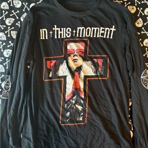 Black In This Moment Long Sleeve Graphic Tee